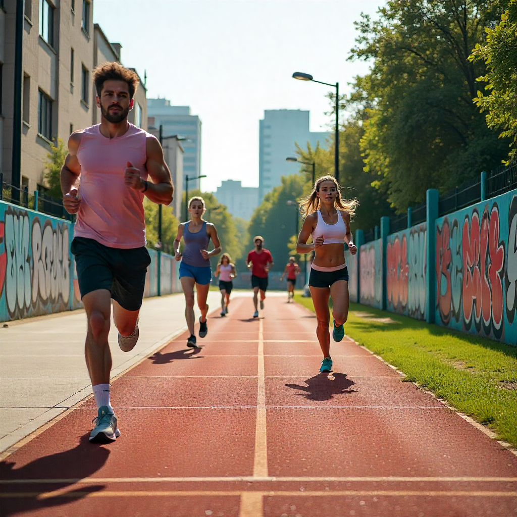 Athlete-Centric Performance Zones High-performance training area with cushioned flooring and recovery rooms