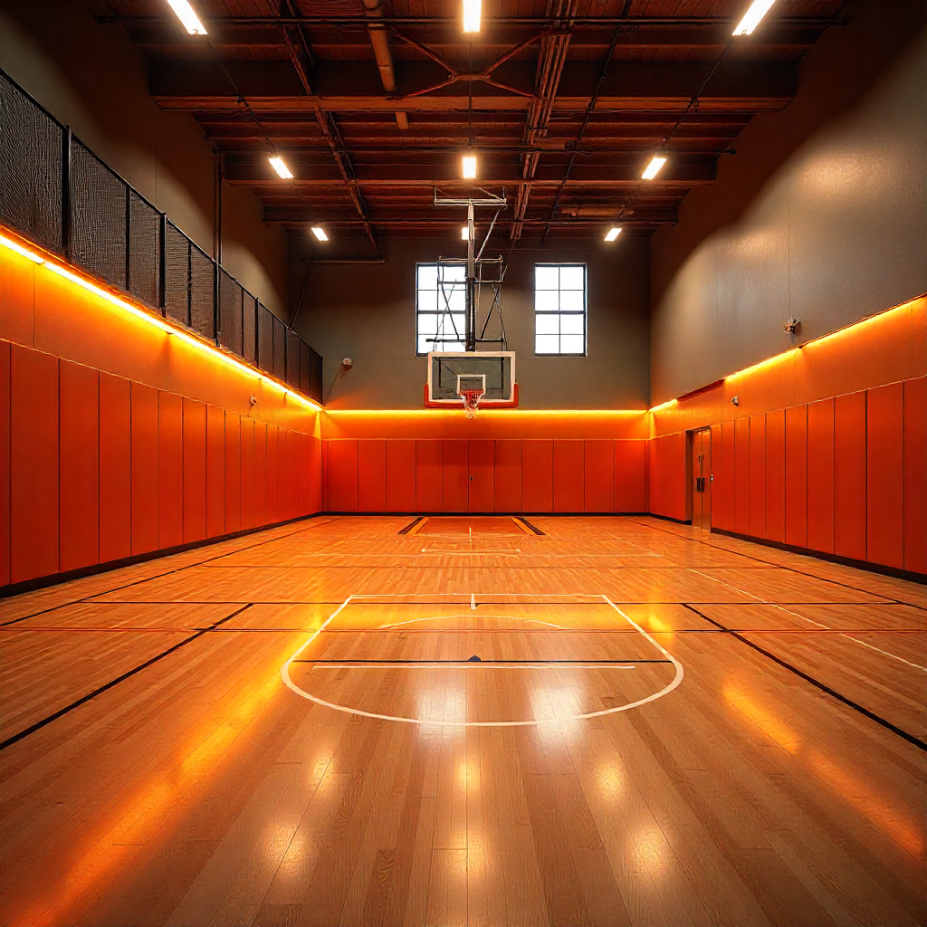 Indoor Basketball Court Indoor basketball court flooring with high-performance rubber surface
