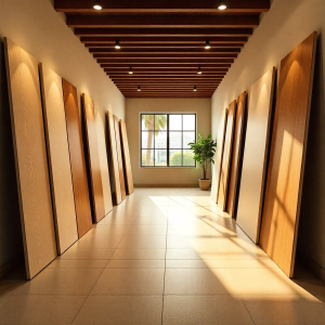 Vinyl flooring UAE installation in high-traffic office space for durability and style