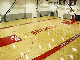 Hardwood Sports Flooring Hardwood gym floor maintenance with screening and recoating