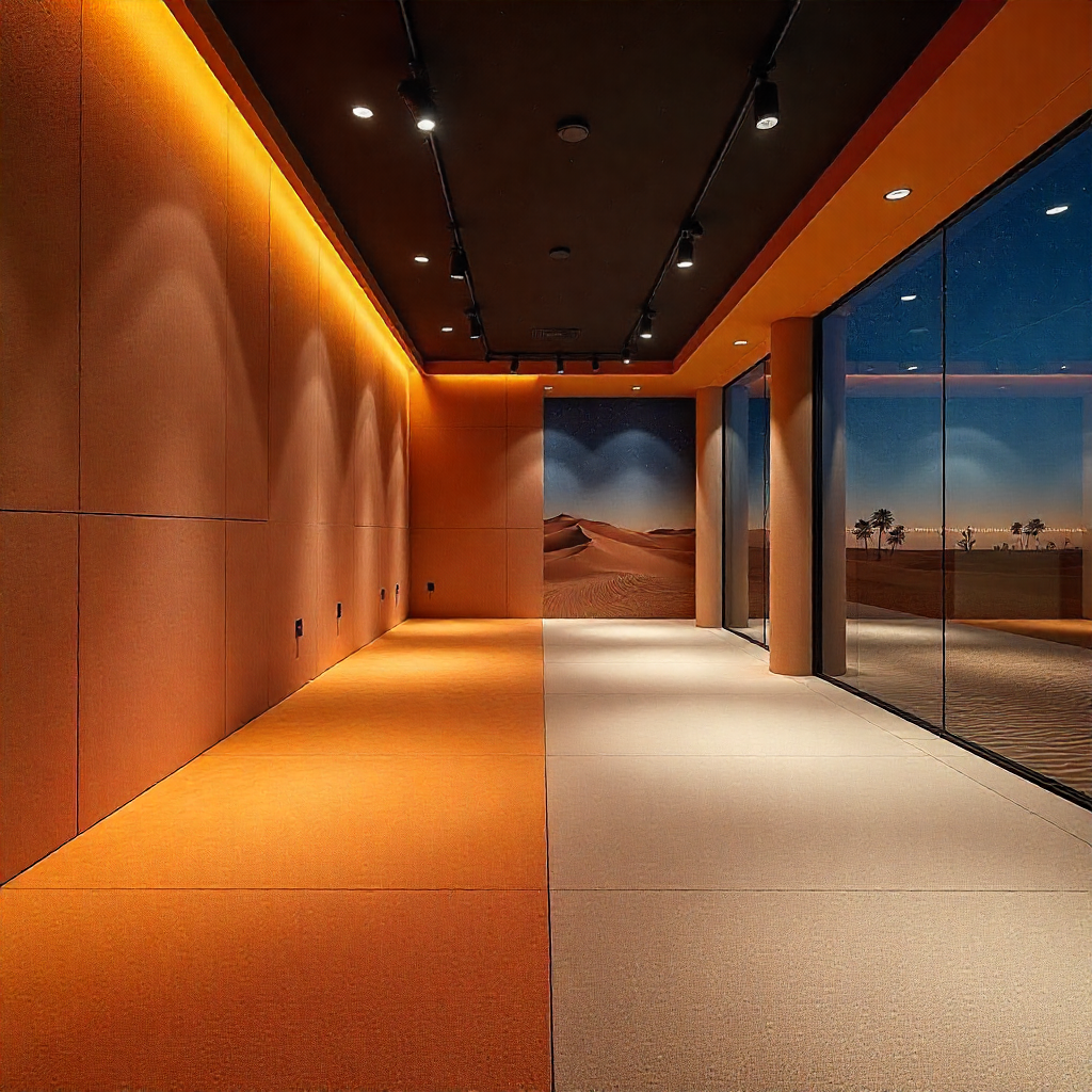 Eco-Friendly Sports Flooring UAE Eco-friendly athletic flooring made from recycled materials in UAE sports facility