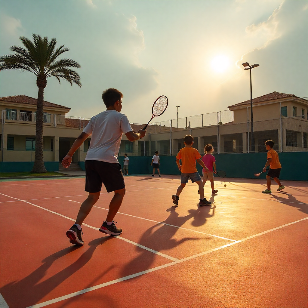 Eco-friendly sports flooring UAE Modern eco-friendly sports flooring solutions designed for UAE climate
