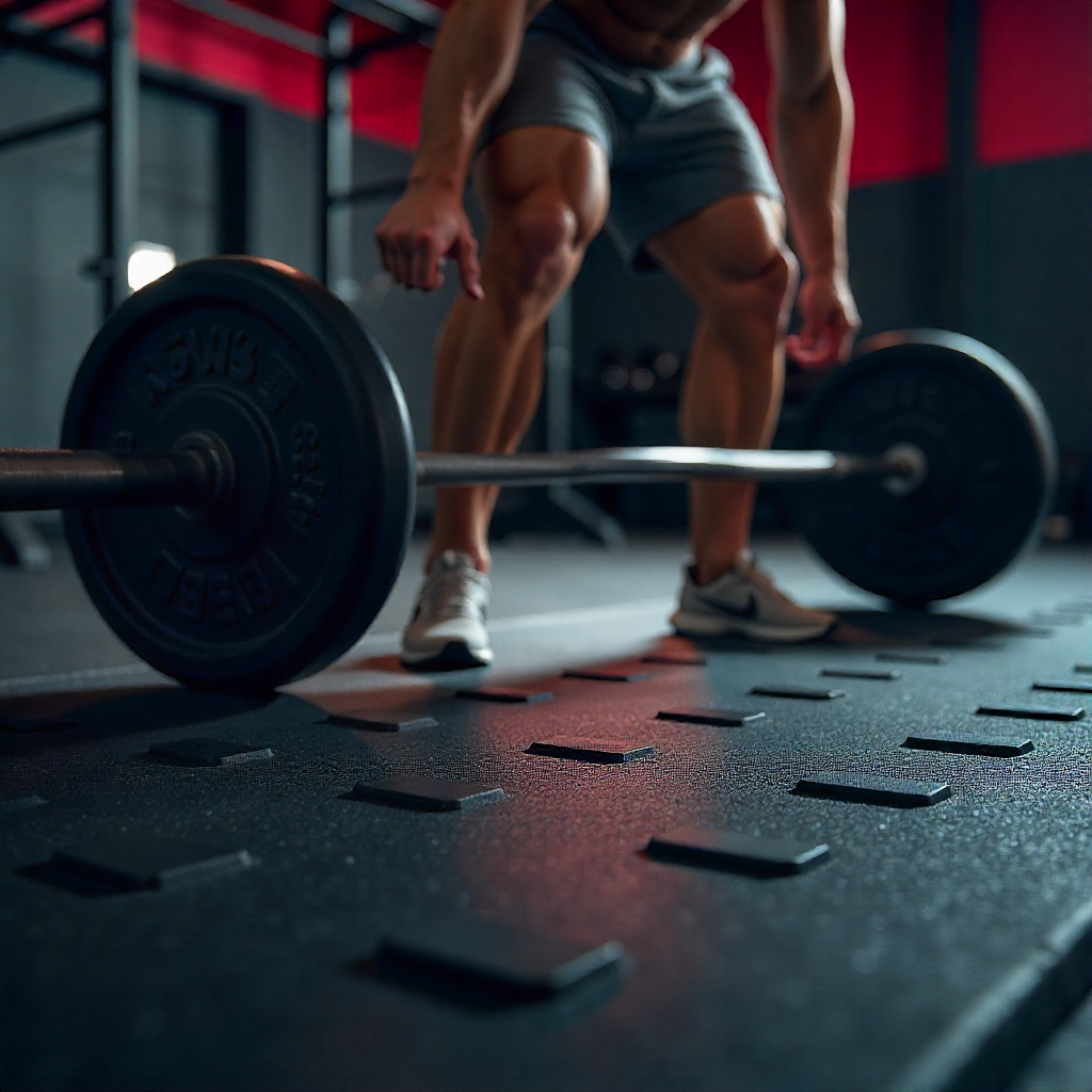Shock-absorbing sports flooring for injury-safe athletic training