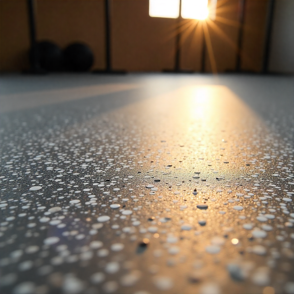 Modern commercial gym with rubber gym flooring UAE for durability and safety