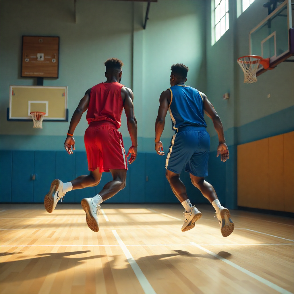 Modern indoor sports flooring features UAE with shock absorption and slip resistance for safe play