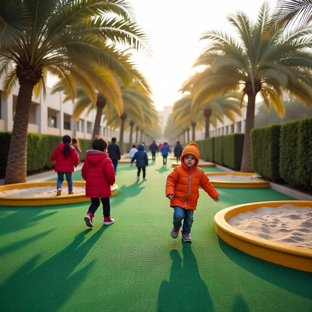 Eco-friendly playground flooring solutions in UAE for durability