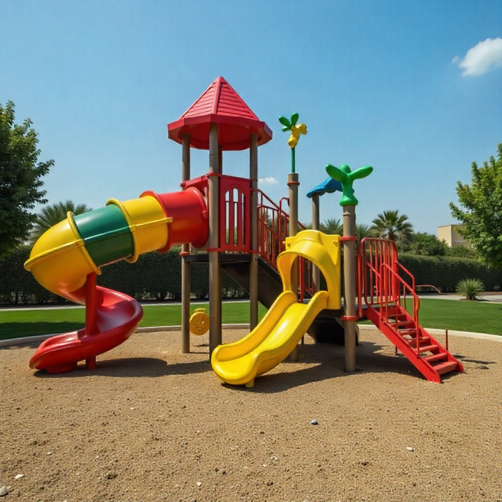 Colorful EPDM soft play flooring for children play area in Dubai