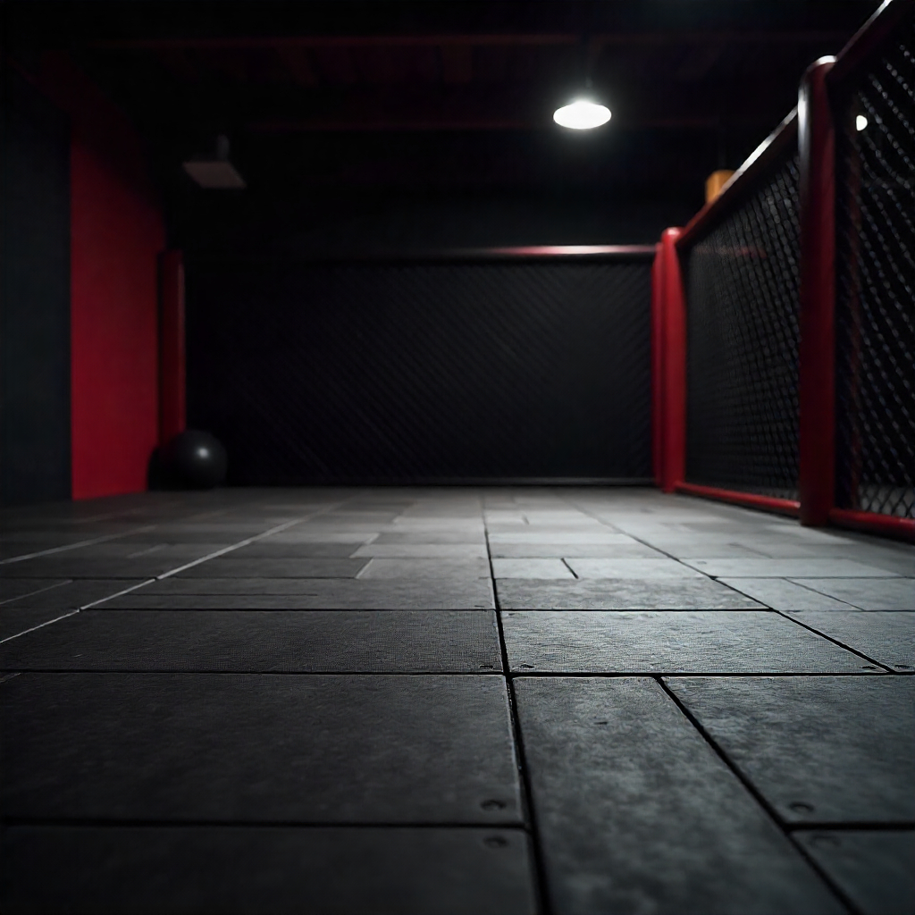 High-performance MMA flooring installation UAE High-performance MMA flooring installation UAE with shock-absorbent padding.