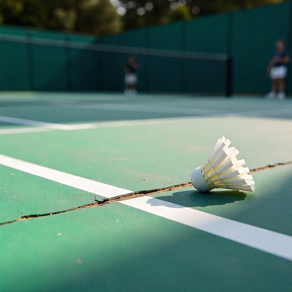 Maintenance of Synthetic Badminton Court UAE with regular cleaning and surface inspection for better gameplay.