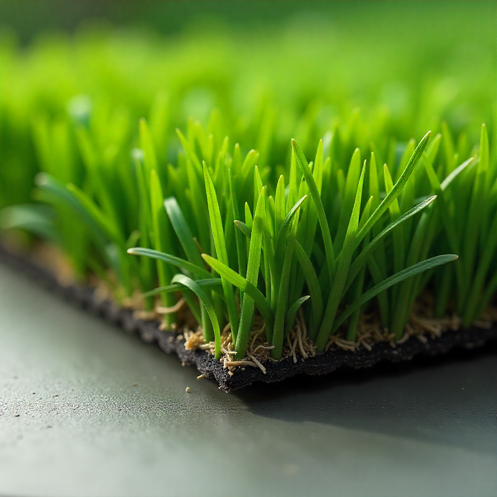 Installation of football turf in UAE with heat-resistant fibers, shock pads, and advanced drainage system.