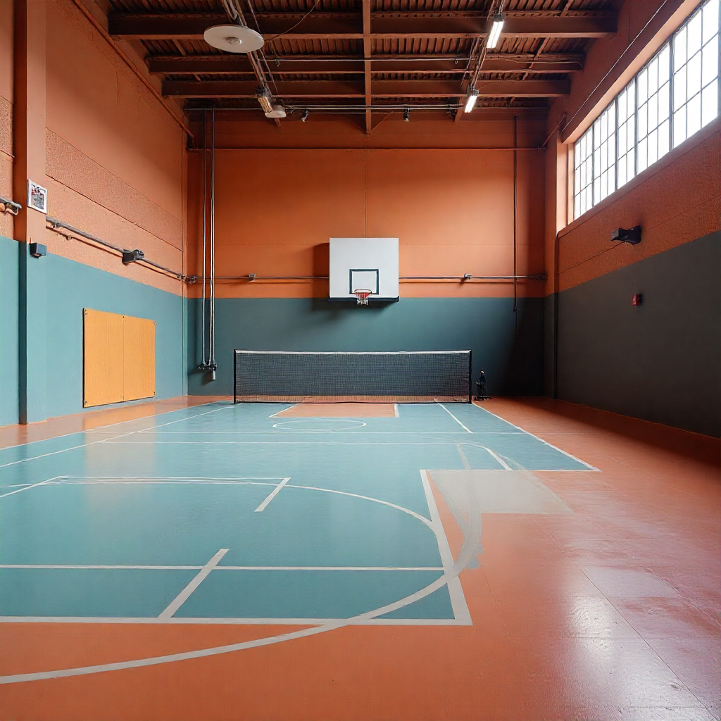 High-performance sports flooring in Dubai