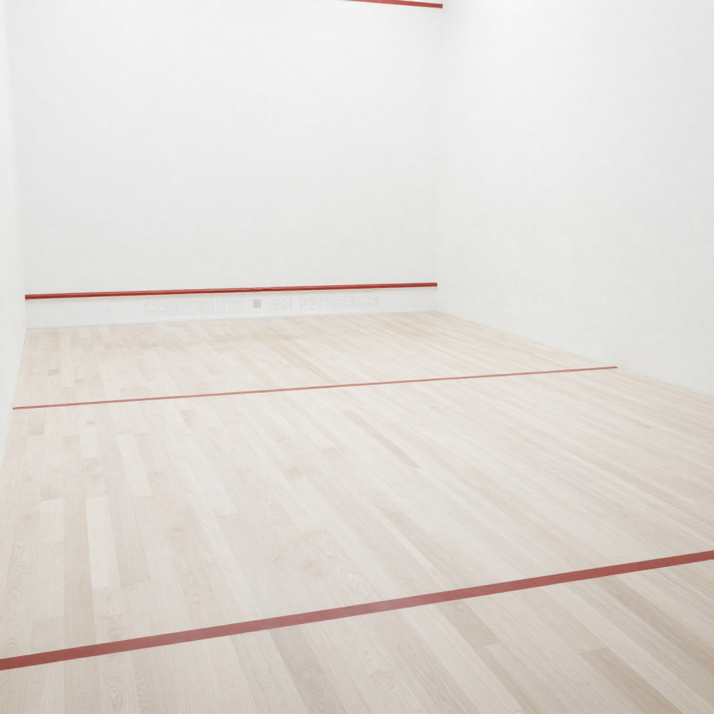 High-performance squash court High-performance squash court flooring surface