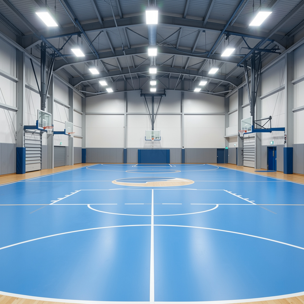 indoor sports flooring UAE professional sports hall