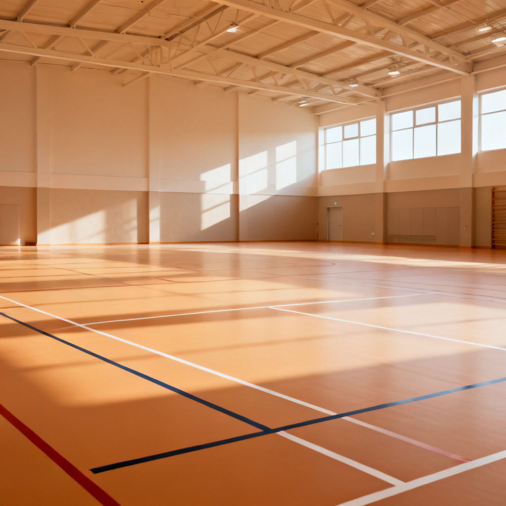 PU sports flooring indoor court UAE