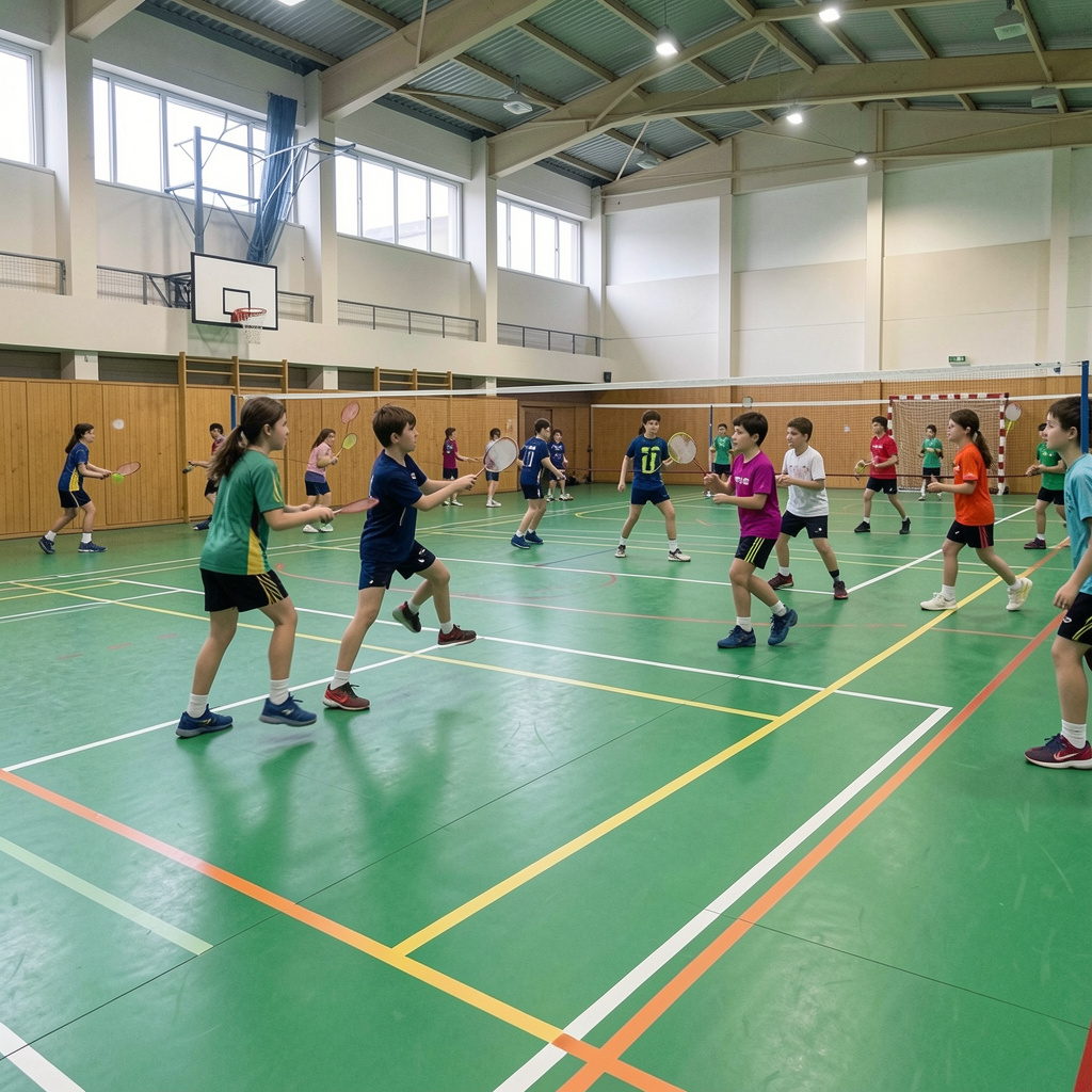 indoor sports flooring UAE schools