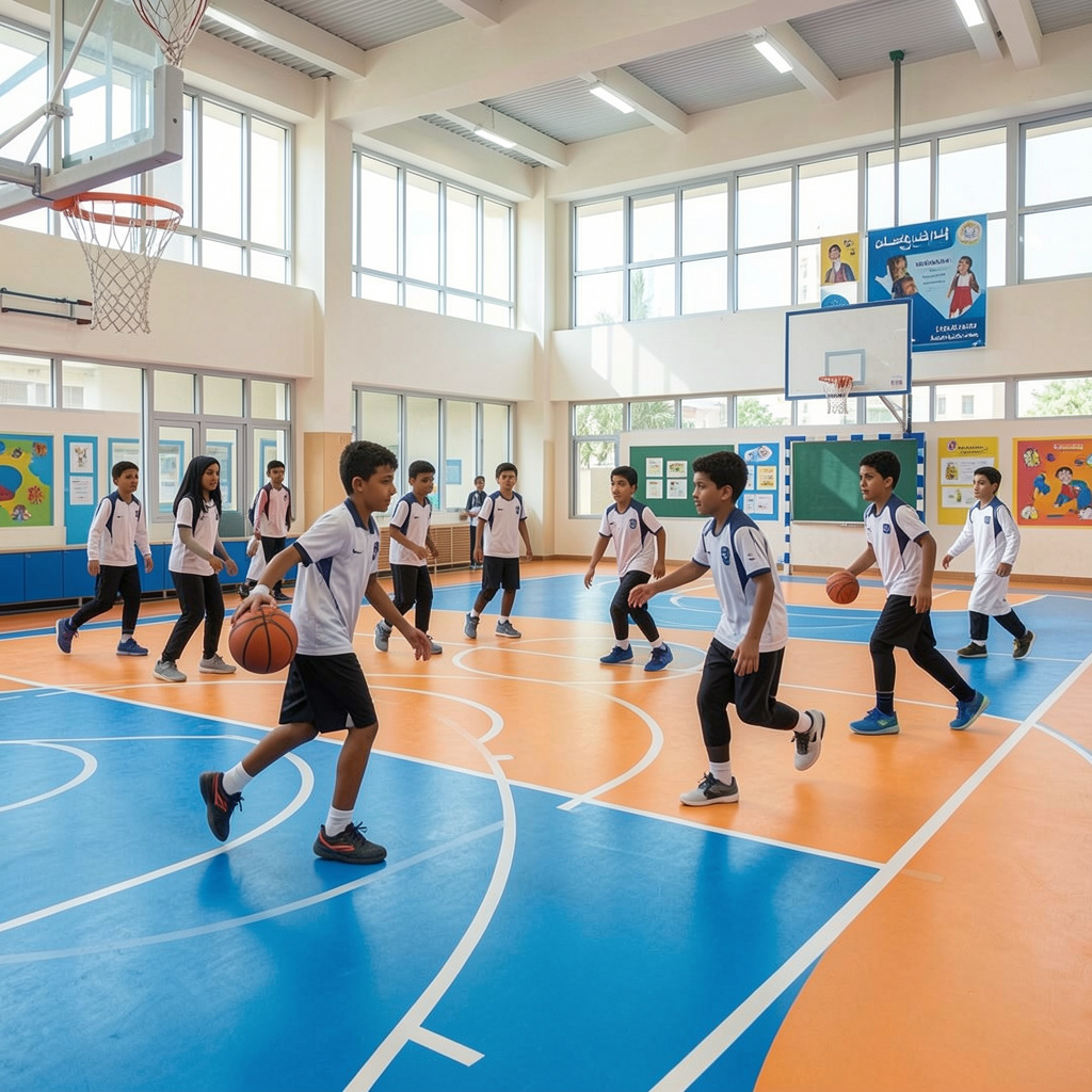 sports flooring UAE schools