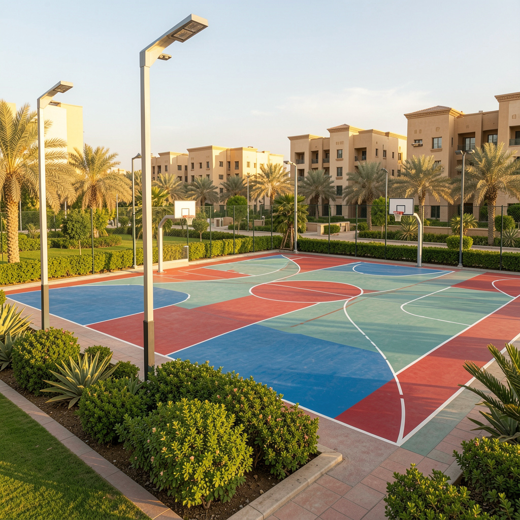 outdoor sports facility development UAE