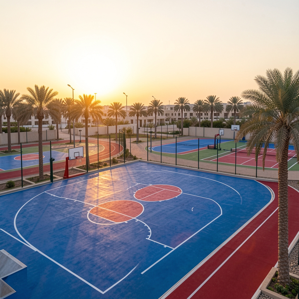 sports flooring trends UAE