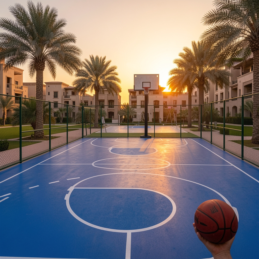 acrylic sports flooring UAE