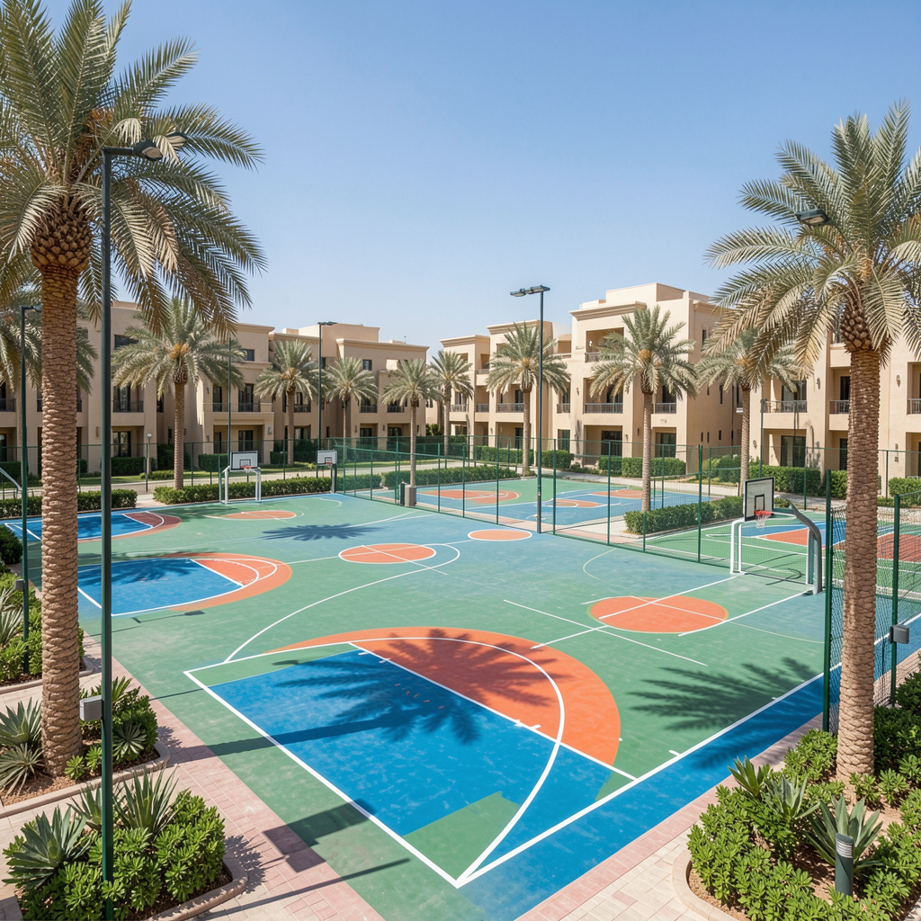 outdoor sports flooring UAE