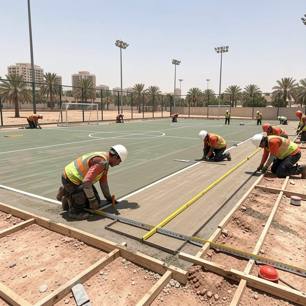 recreational court builders Abu Dhabi