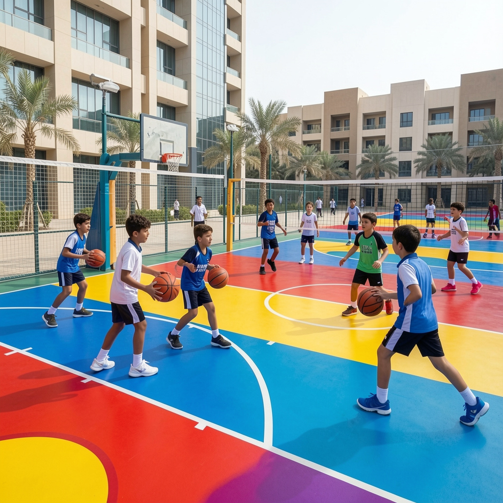 multi-purpose sports court Dubai