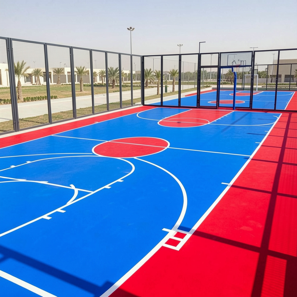 sports flooring installation UAE