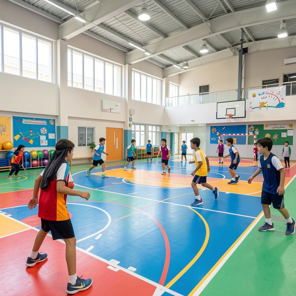athletic facility flooring UAE