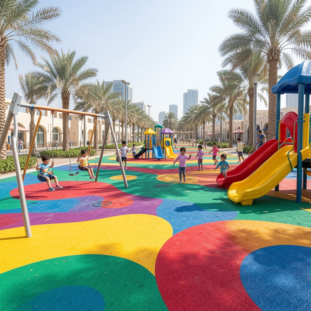 playground flooring Abu Dhabi