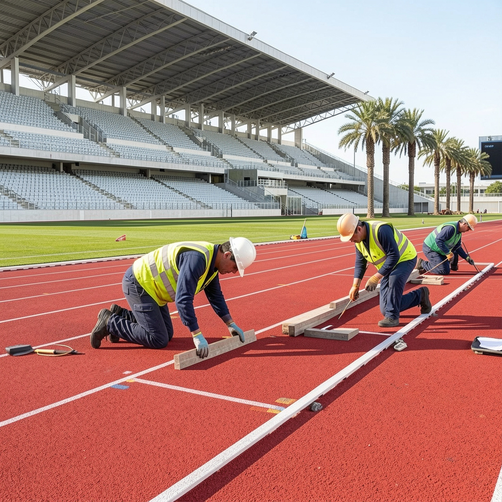 running track surfacing UAE