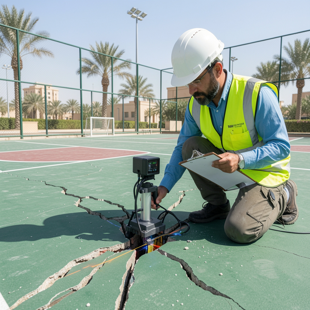 sports flooring inspection UAE