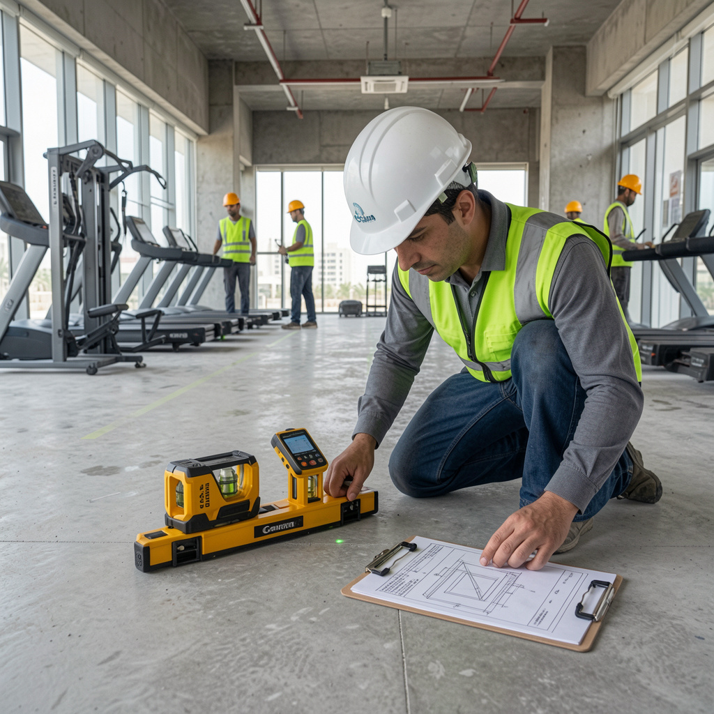 gym flooring inspection UAE